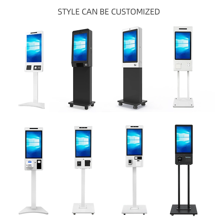 32 Inch Kiosk Touch Order Payment Self Food Ordering Service Touch Screen Kiosk in Rest